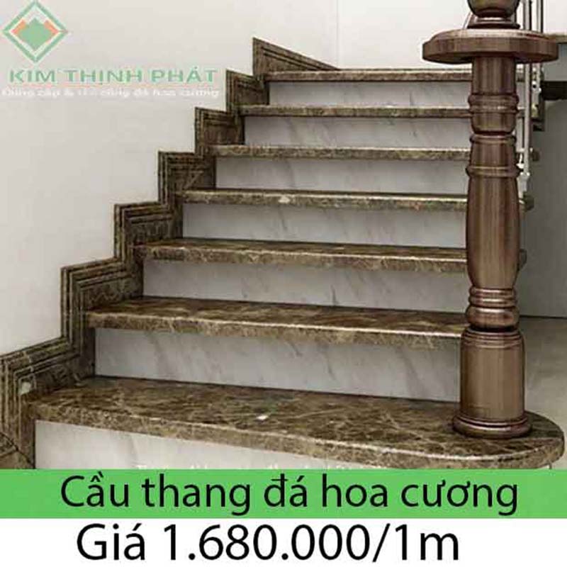 cầu thang đá hoa cương