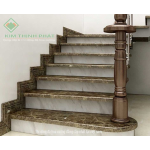 Nét đẹp cổ điển từ những bộ đá hoa cương cầu thang xuất sắc