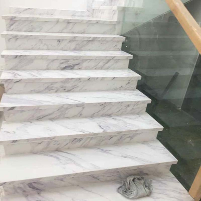 đá hoa cương trắng sứ ý cầu thang đẹp nhất